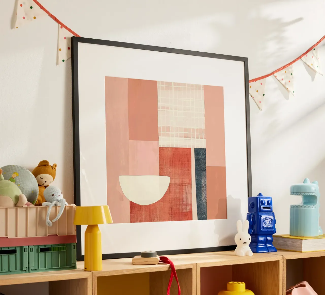 Soft Sienna Grid poster da softsoul