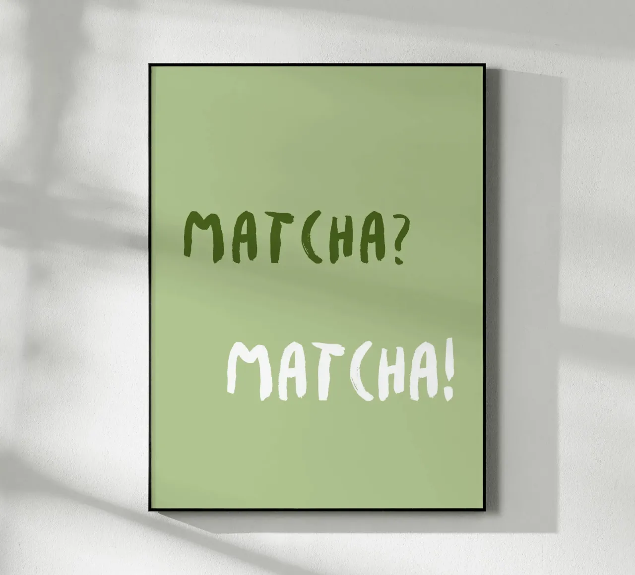 Matcha? Matcha! plexiglass da Studio Remiér