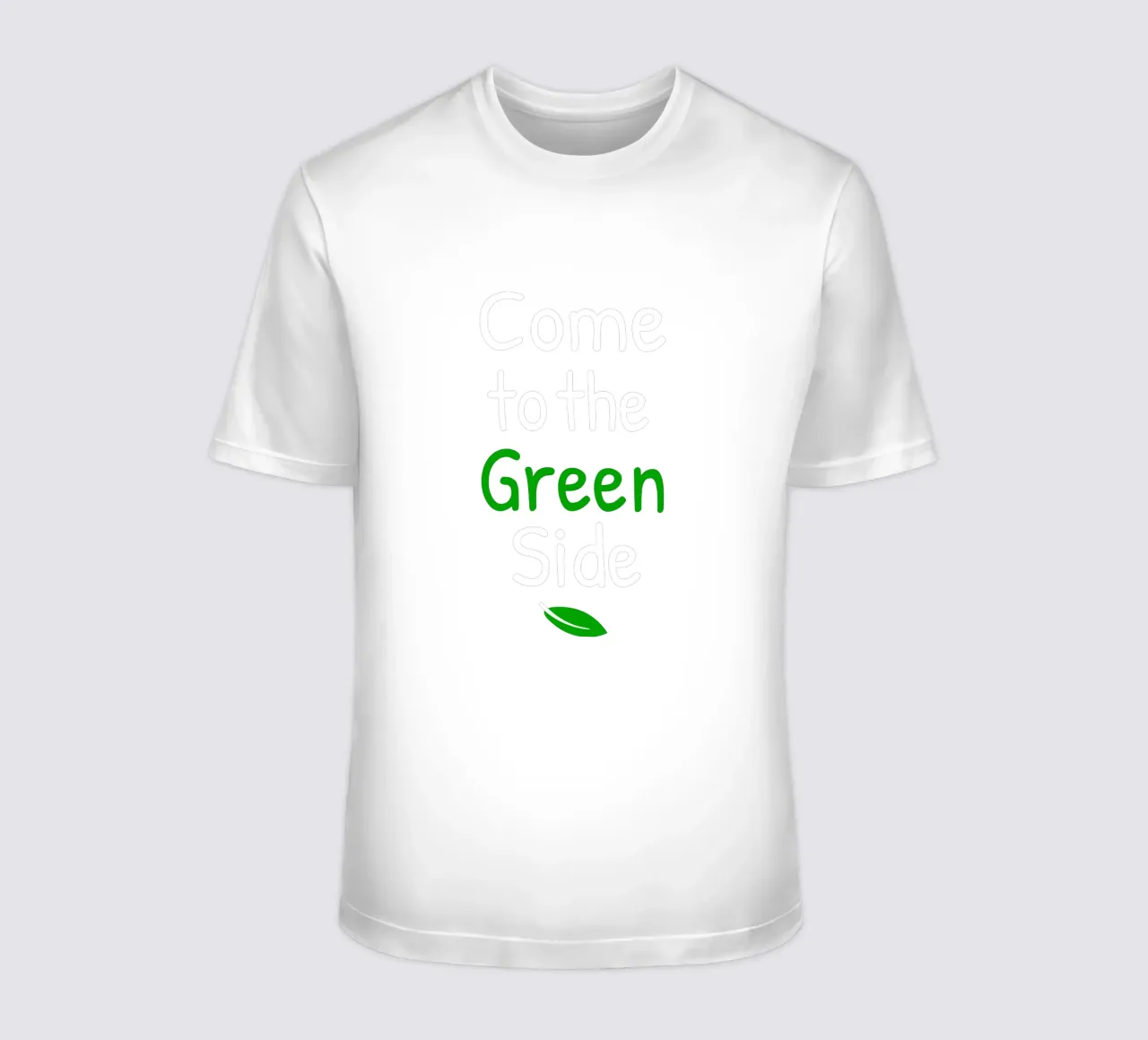 Come to the green side t-shirt da greencitiesmovement