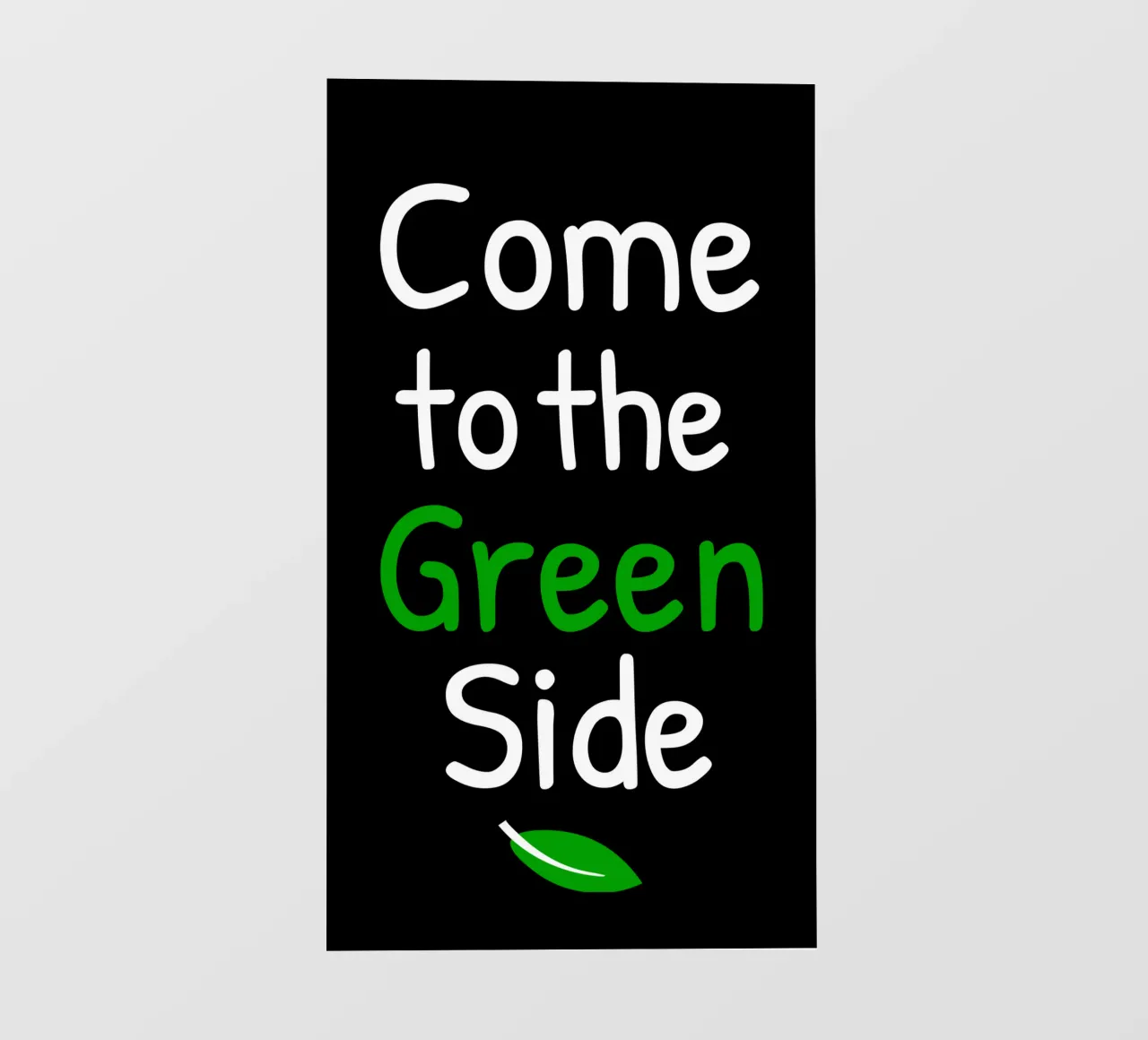 Come to the green side photo wallpaper by greencitiesmovement