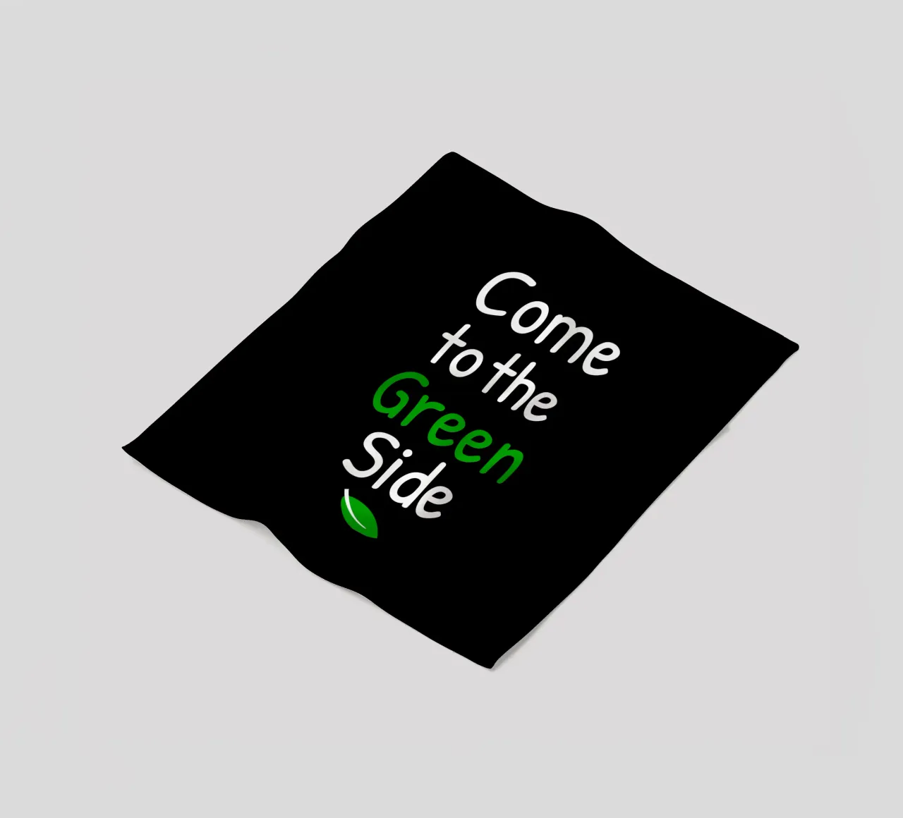 Come to the green side coperta in pile da greencitiesmovement