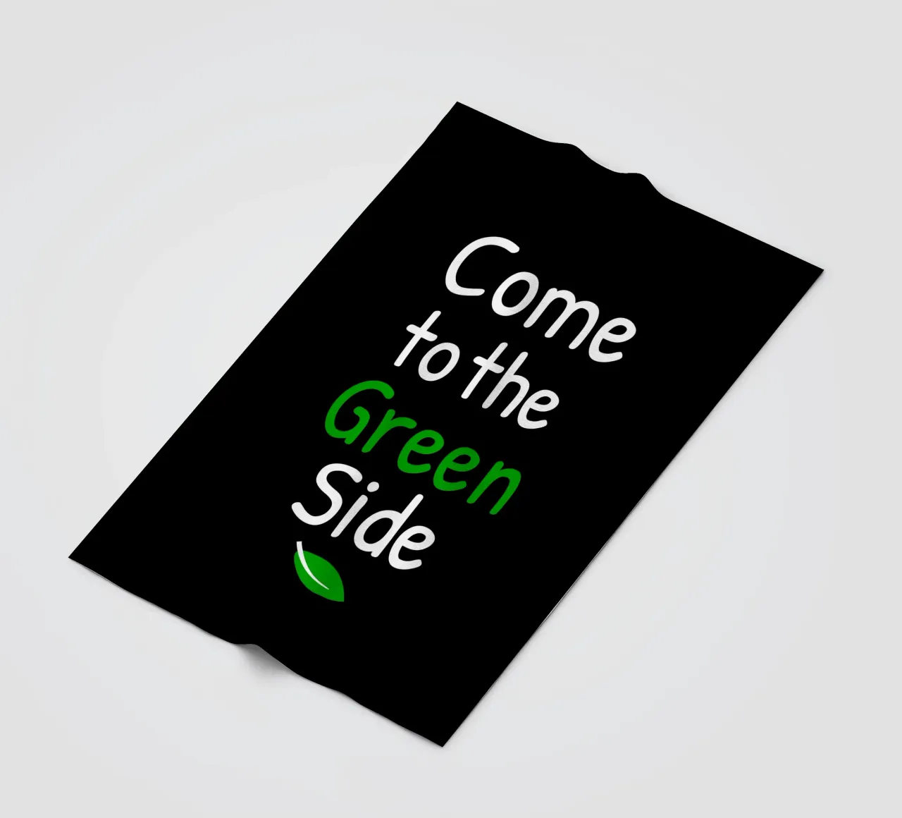 Come to the green side coperta in pile da greencitiesmovement