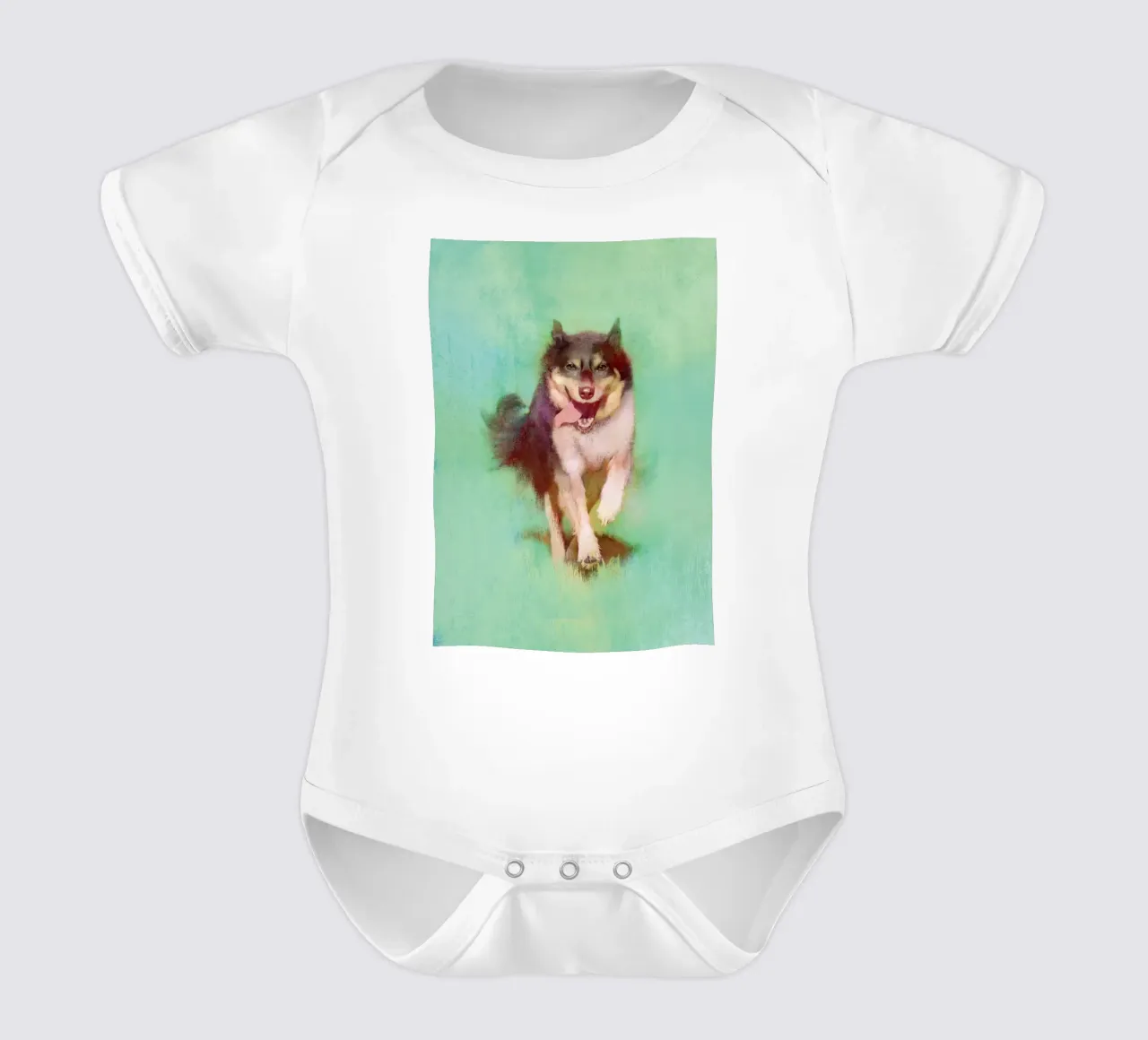 Abenteuer erwarten Sie Kurzarm Babybody von Artascy Art