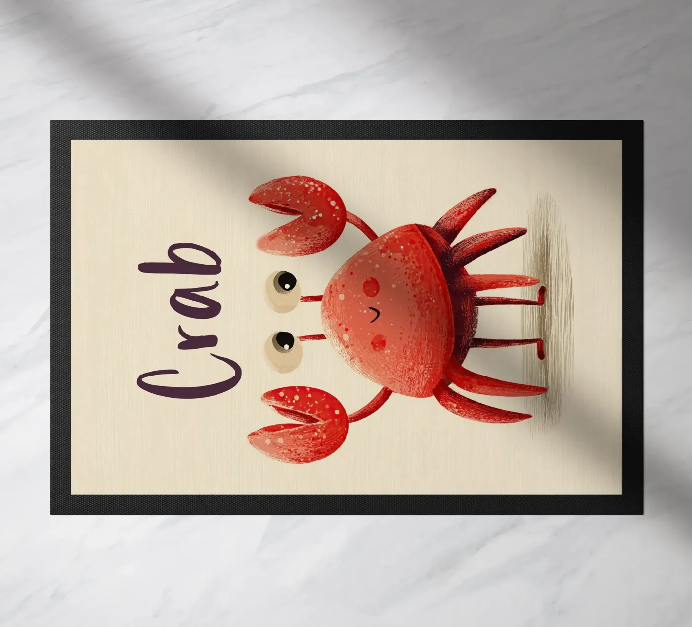 Crab-solutely! Fußmatte von Kiara