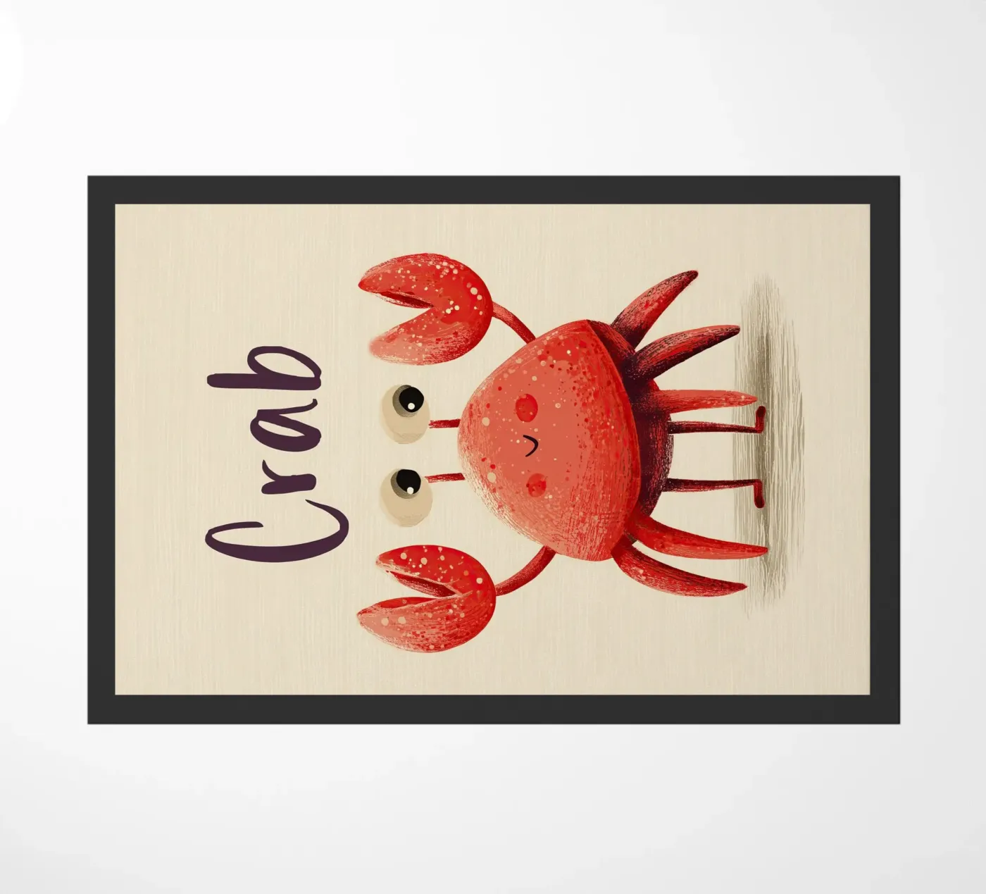 Crab-solutely! Fußmatte von Kiara