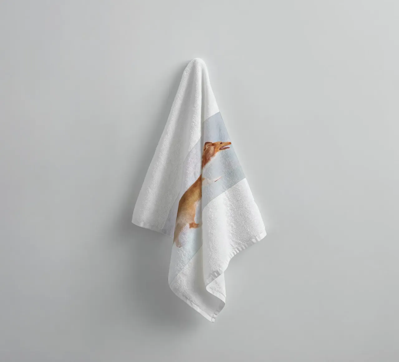Ears Up, Heart Open towel by Artascy Art
