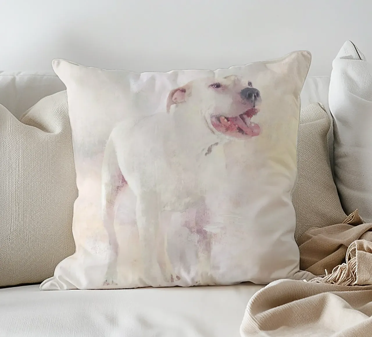 Amico per sempre cuscino da Artascy Art