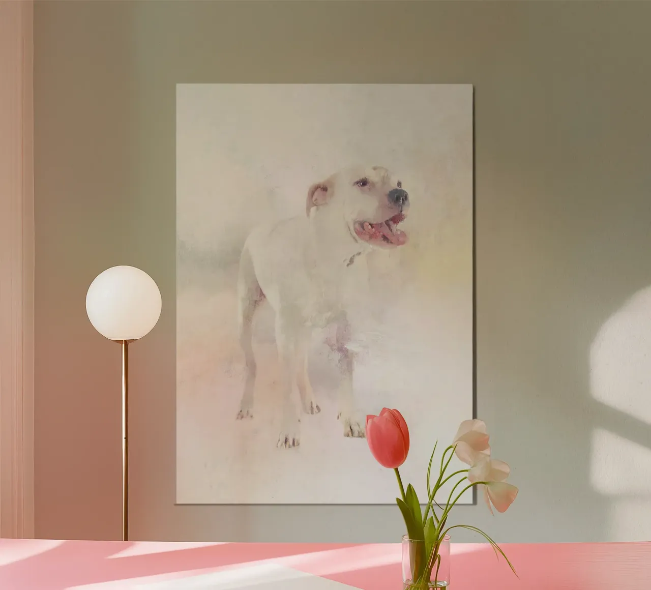 Amico per sempre poster con telaio in alluminio da Artascy Art