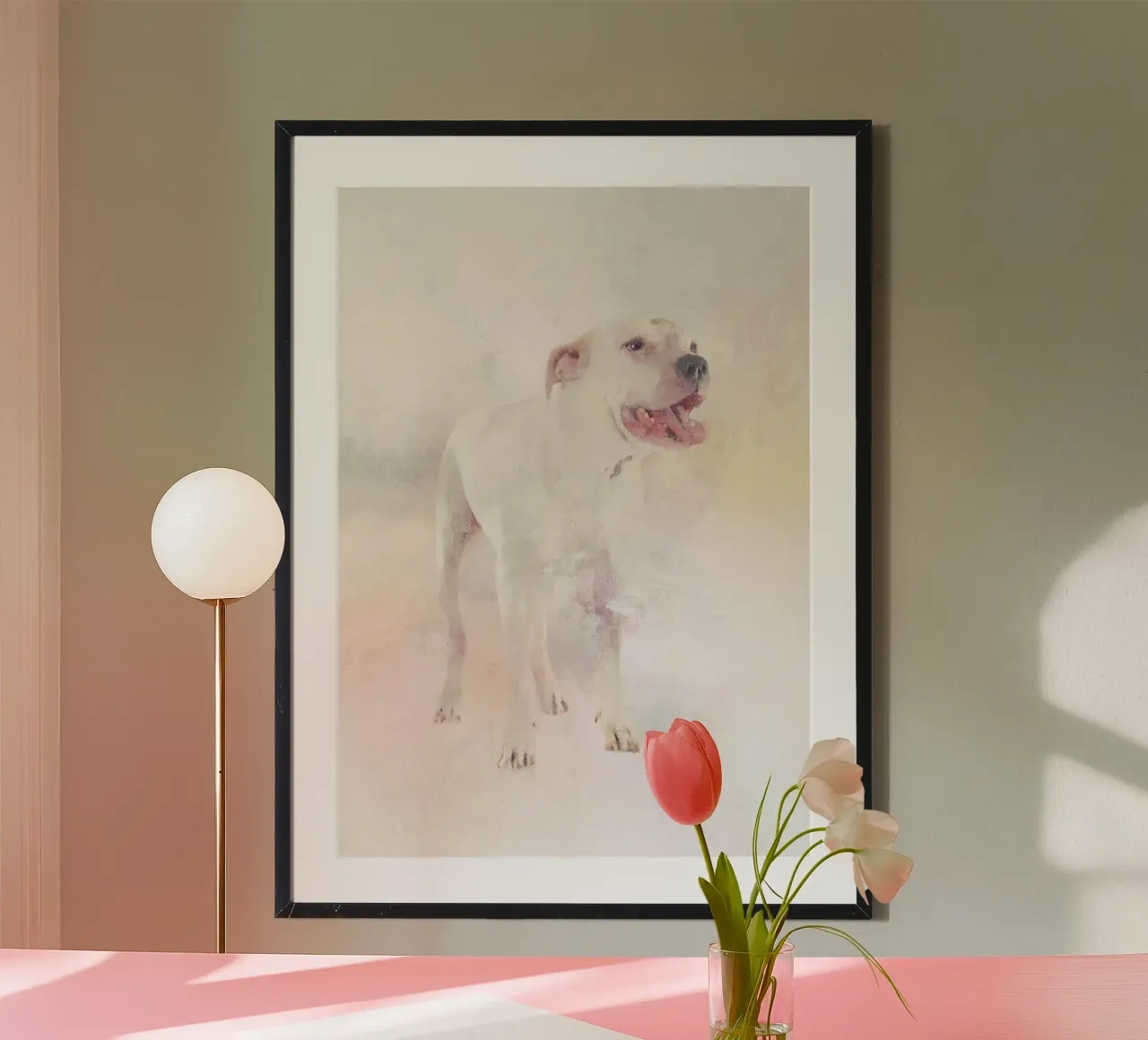 Amico per sempre poster con telaio in alluminio da Artascy Art