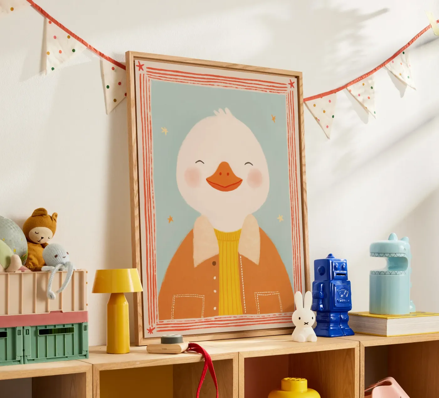 Lächelnde Gans Acryl-Glas von Cool & Kind