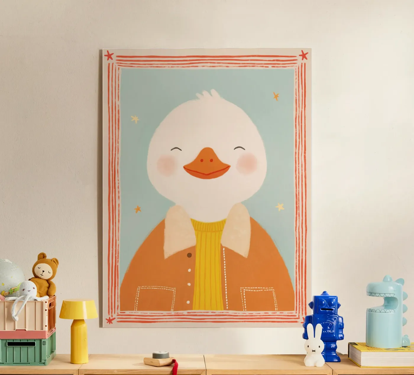 Lächelnde Gans Acryl-Glas von Cool & Kind