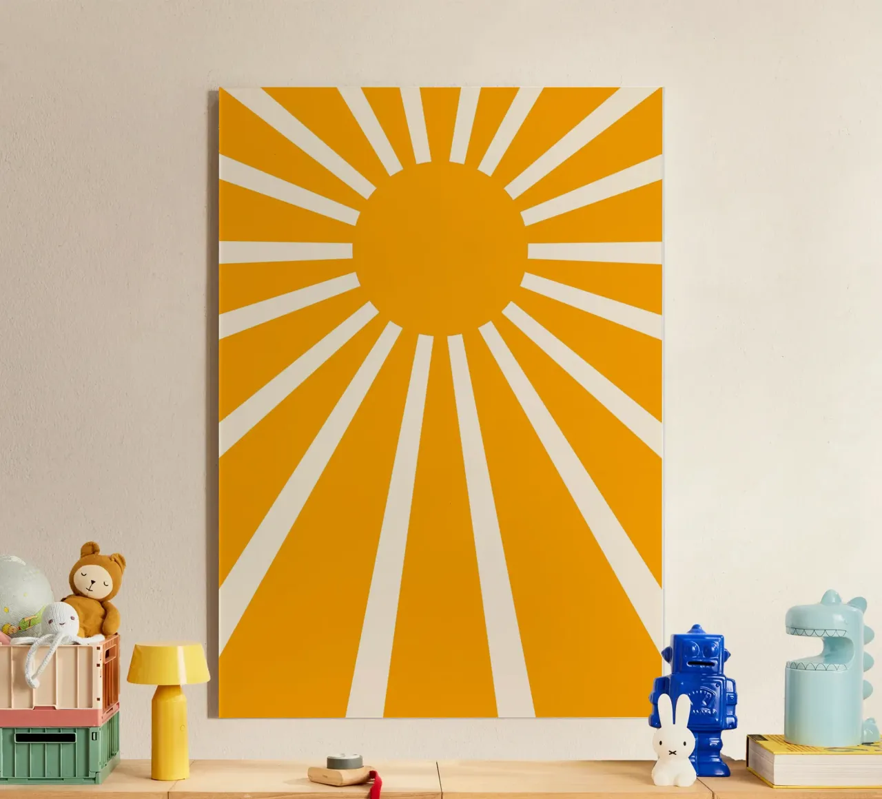 Yellow sunshine plexiglass da Eclectic House