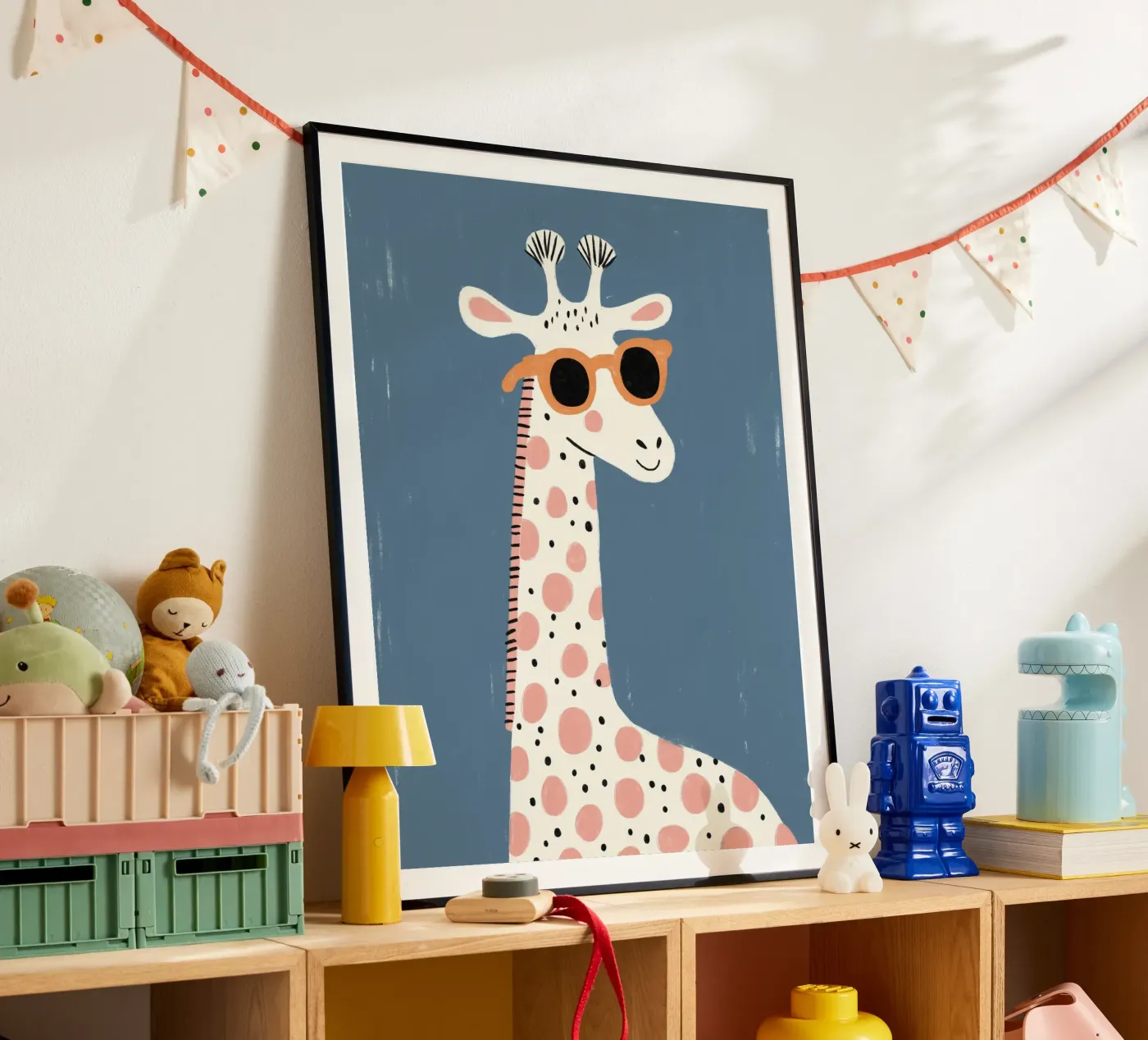 Giraffa simpatica poster da Cool & Kind