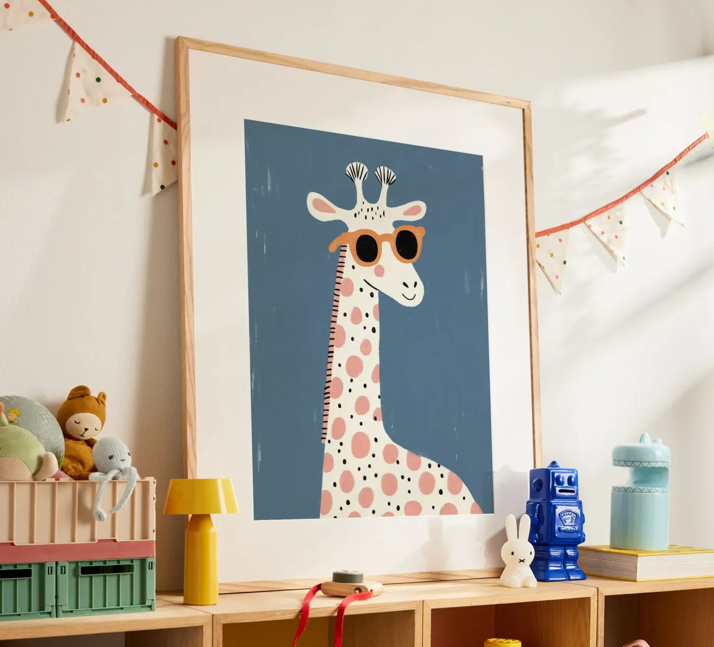 Giraffa simpatica poster da Cool & Kind