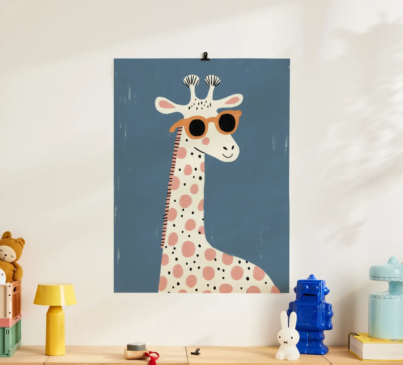 Giraffa simpatica poster da Cool & Kind