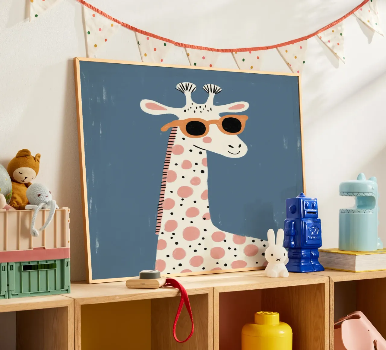 Giraffa simpatica poster da Cool & Kind
