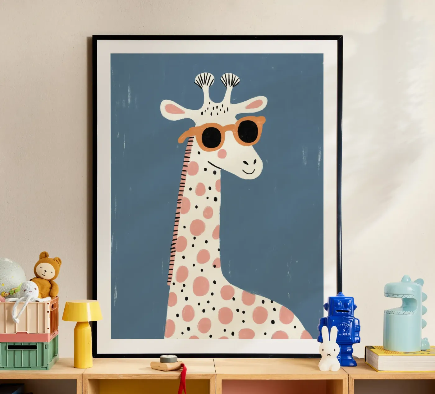 Giraffa simpatica poster da Cool & Kind