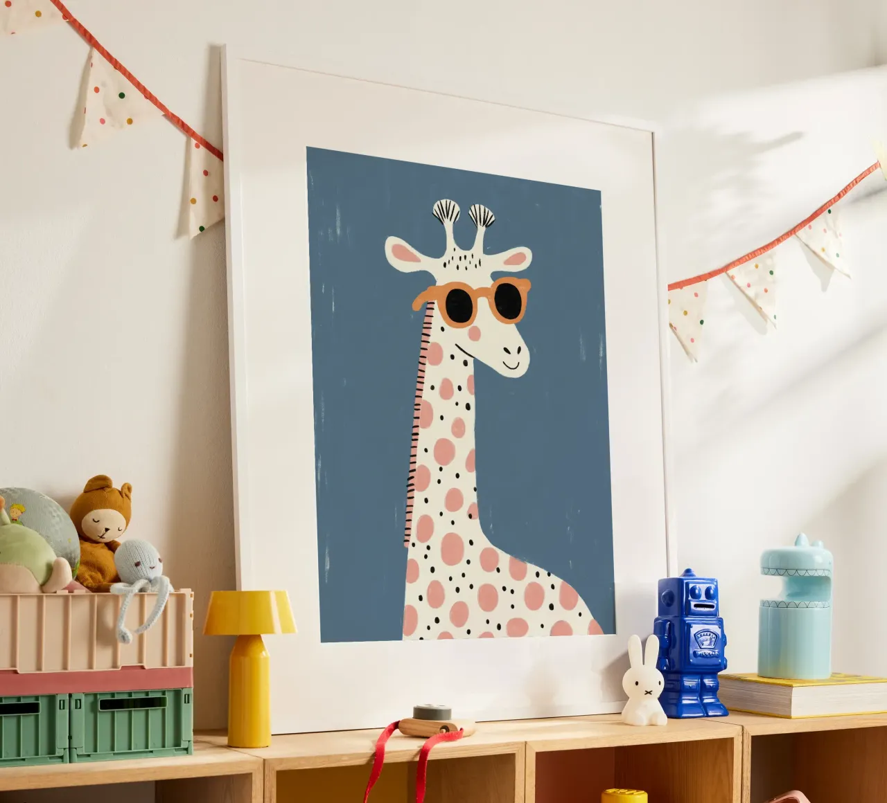 Giraffa simpatica poster da Cool & Kind