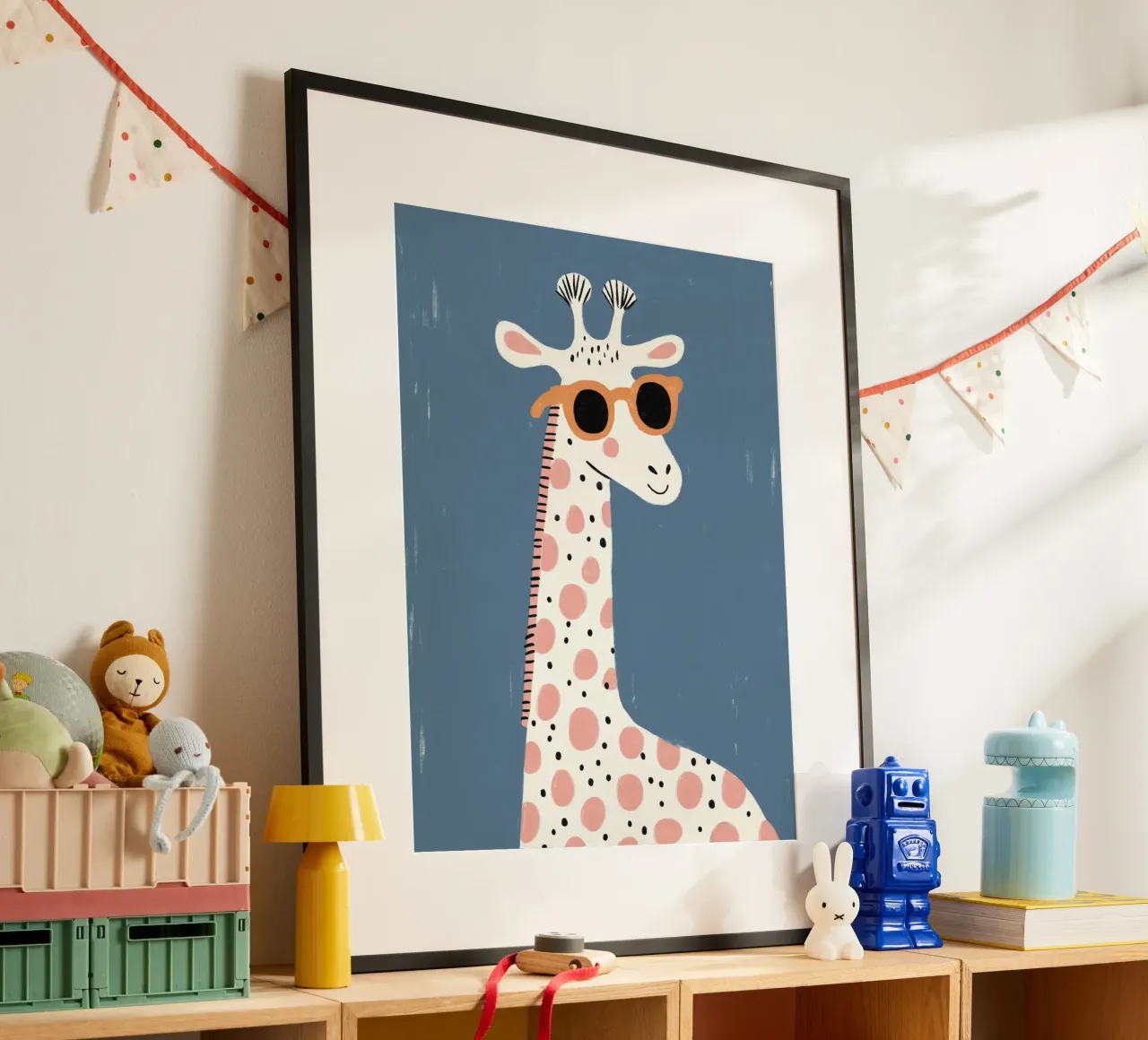 Giraffa simpatica poster da Cool & Kind