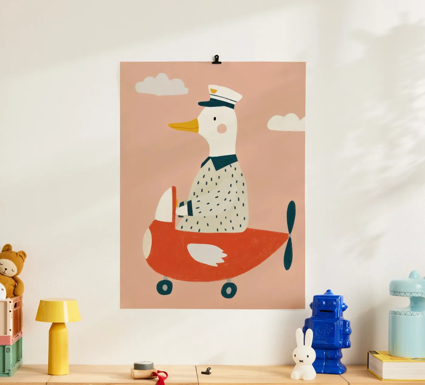 Pilot Duck poster by Cool & Kind