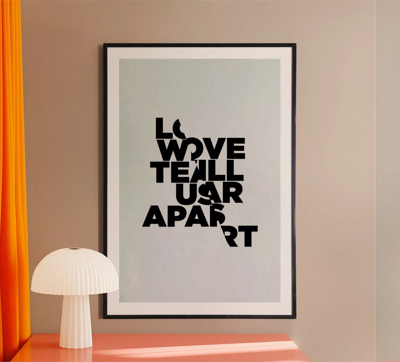 Love will tear us apart poster de Three Of The Possessed