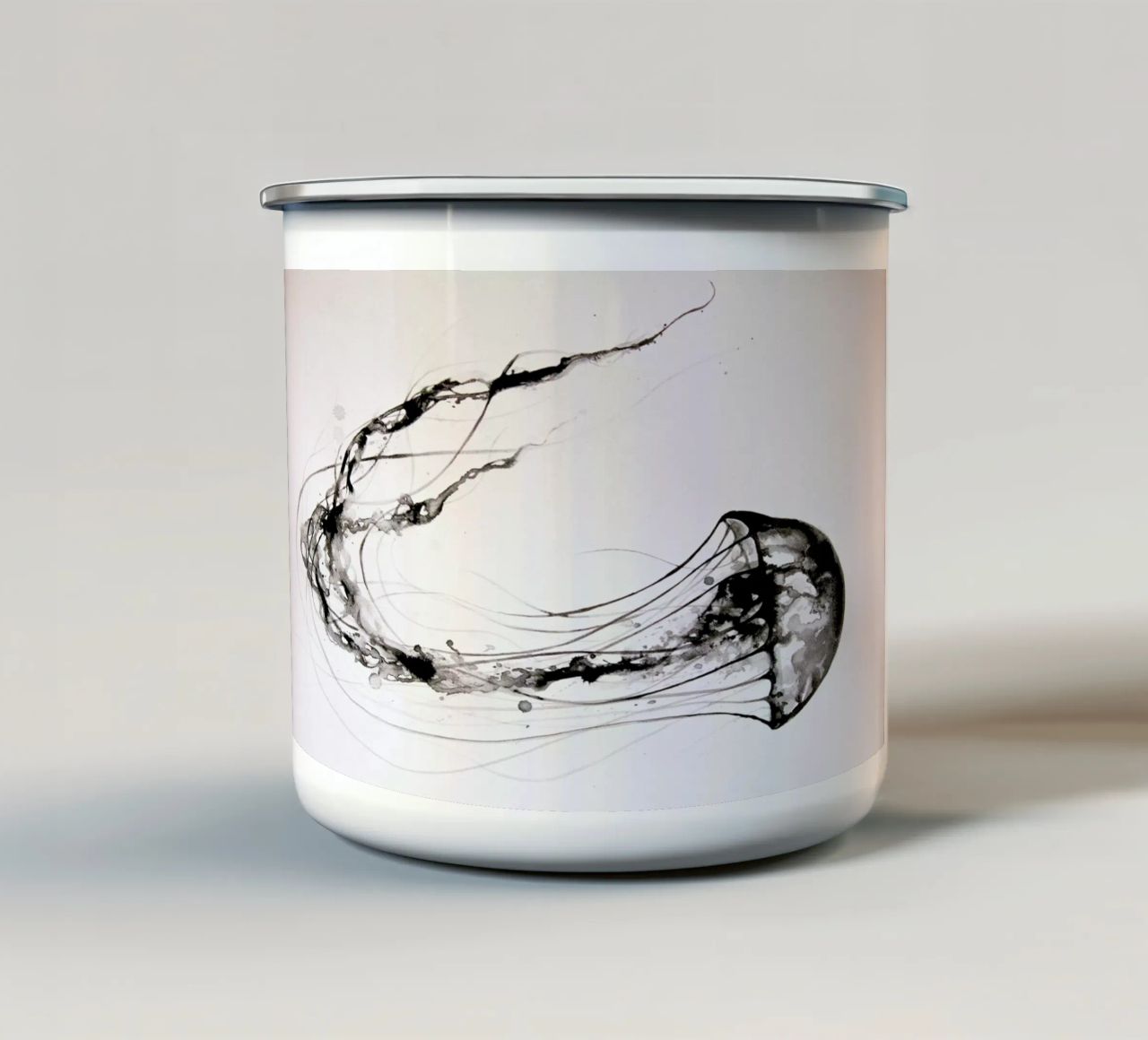 That's No Moon tazza in smalto da Marc Allante