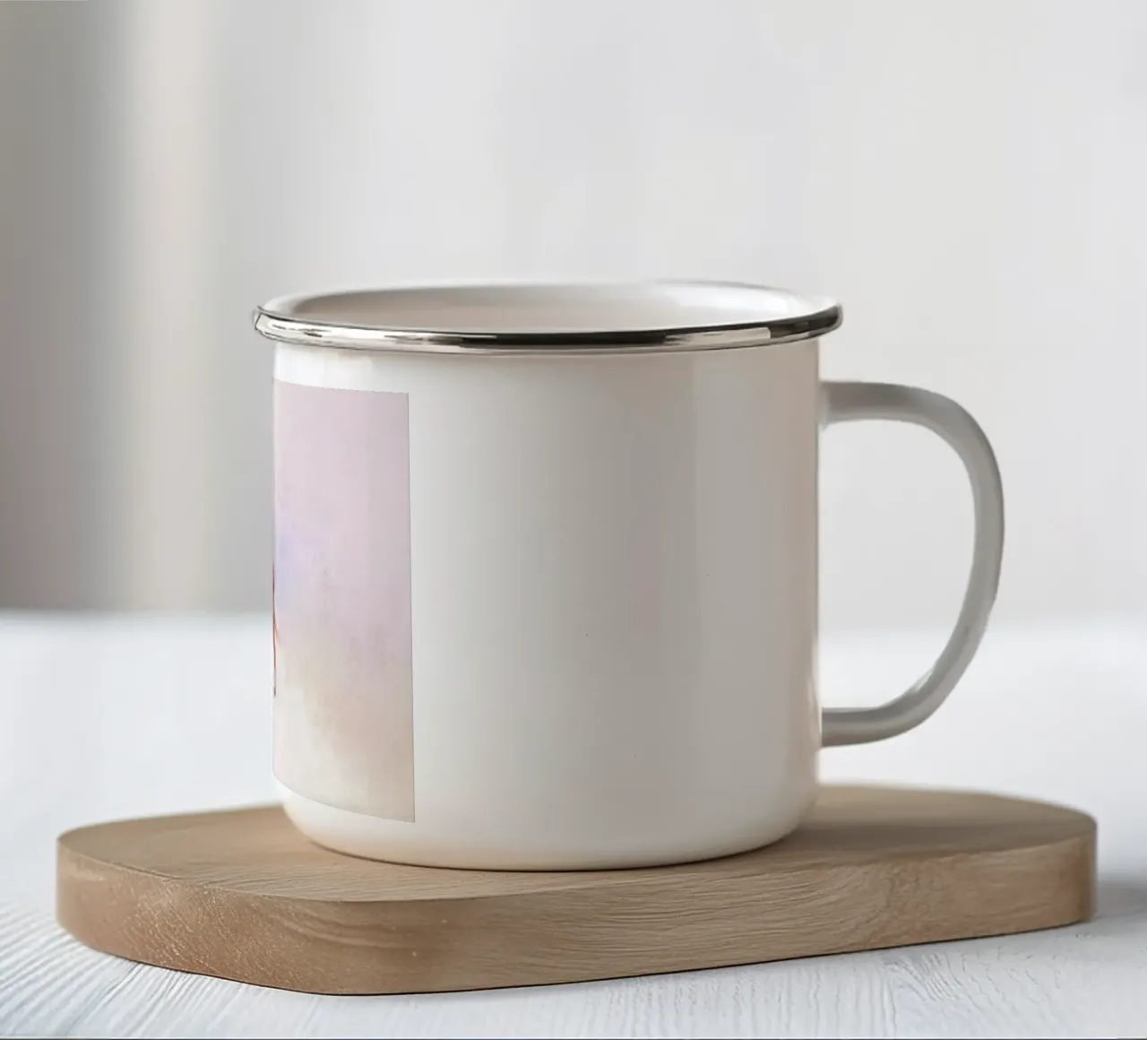 Sussurri di lealtà tazza in smalto da Artascy Art