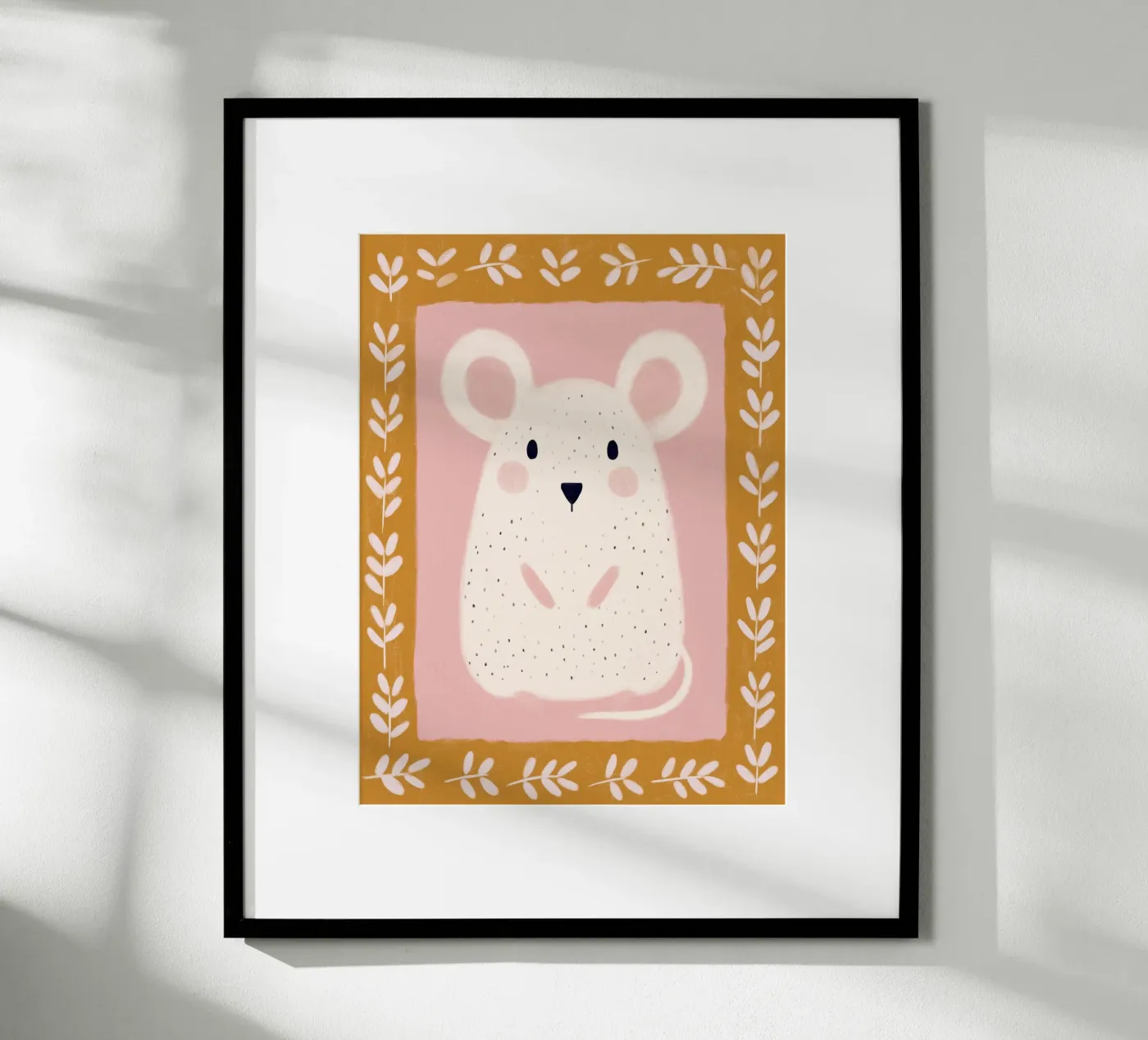 Boho Mouse Nursery poster da Cool & Kind