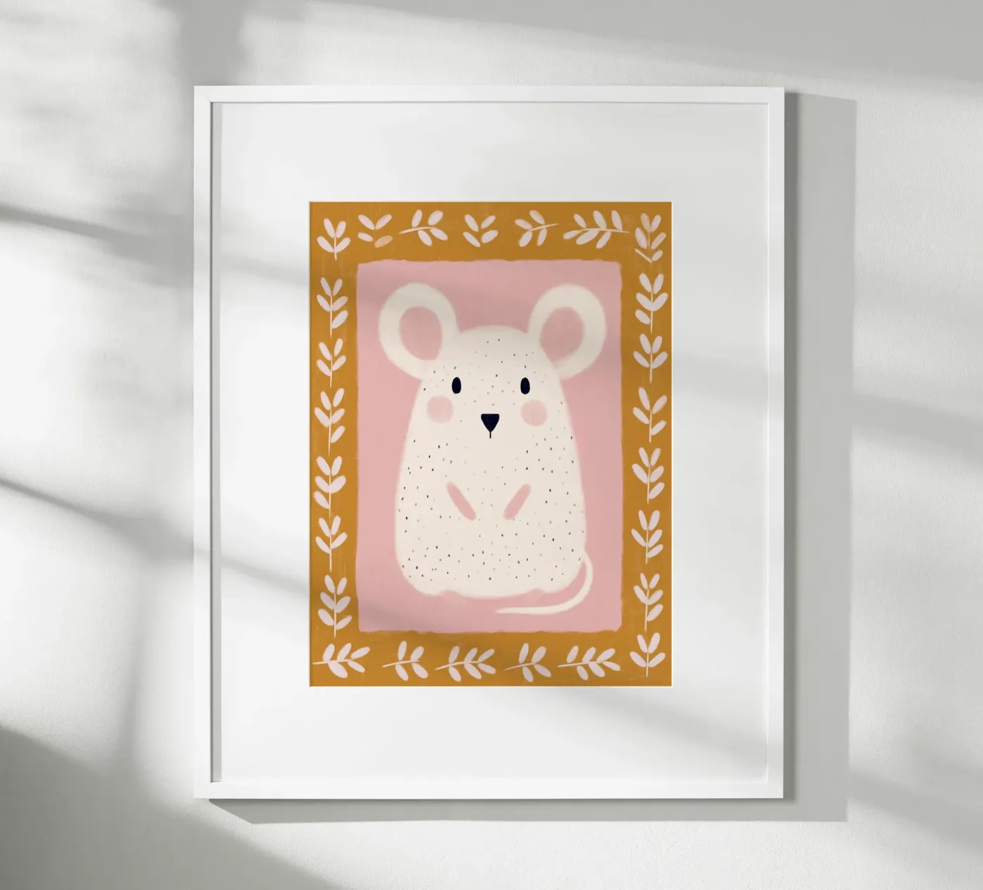 Boho Mouse Nursery poster da Cool & Kind