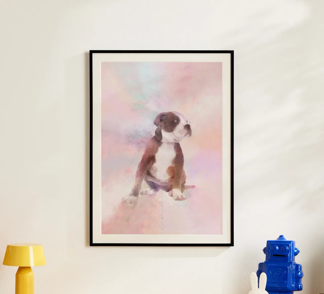 L'orologio del Guardiano poster con telaio in plastica da Artascy Art