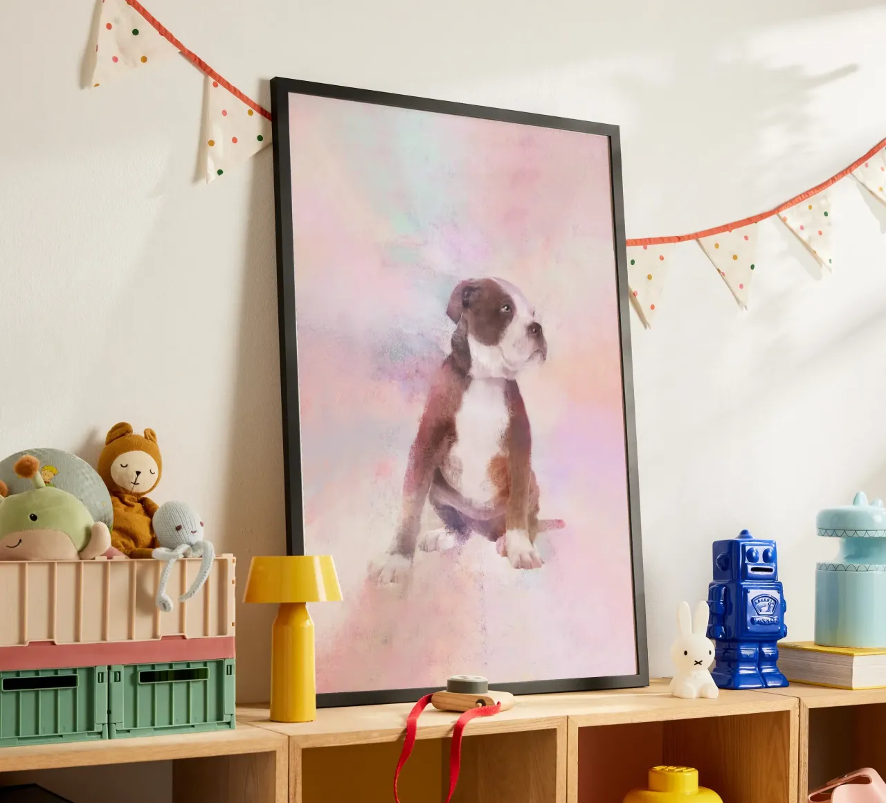 L'orologio del Guardiano poster con telaio in plastica da Artascy Art