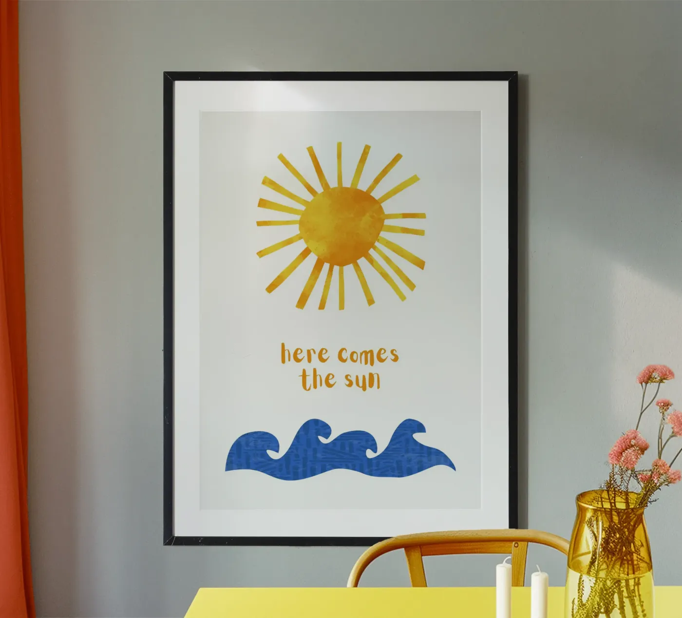 Here comes the sun poster da Funkydays