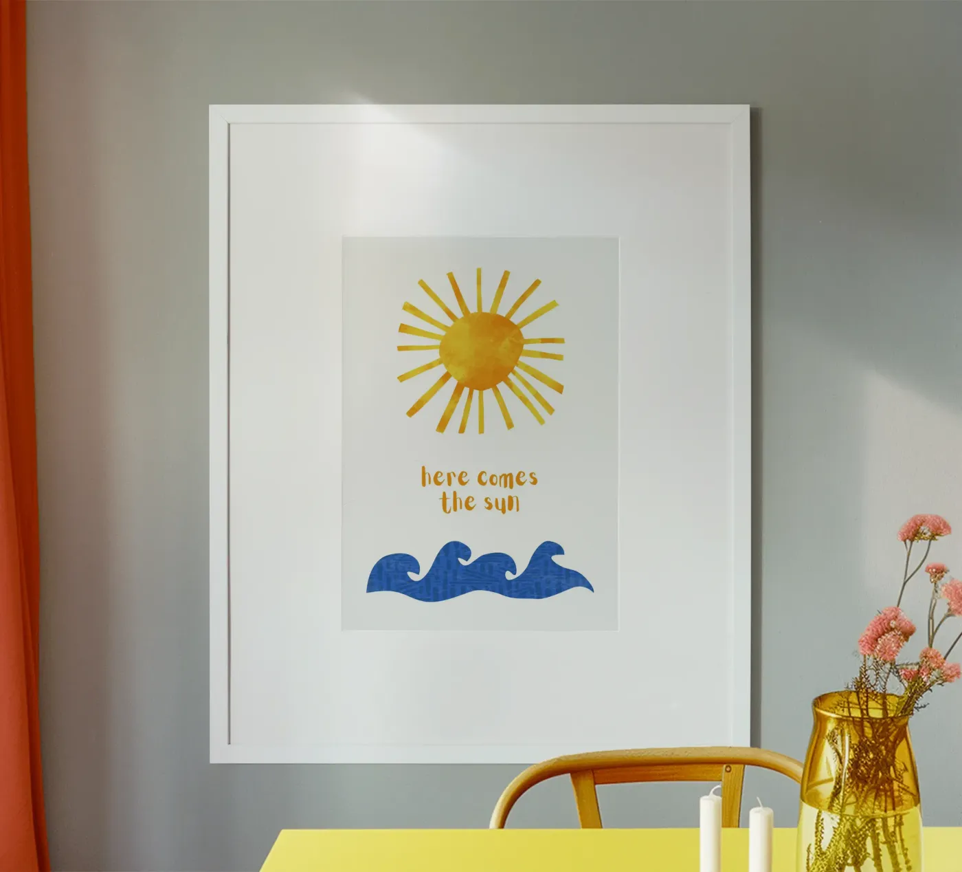 Here comes the sun poster da Funkydays