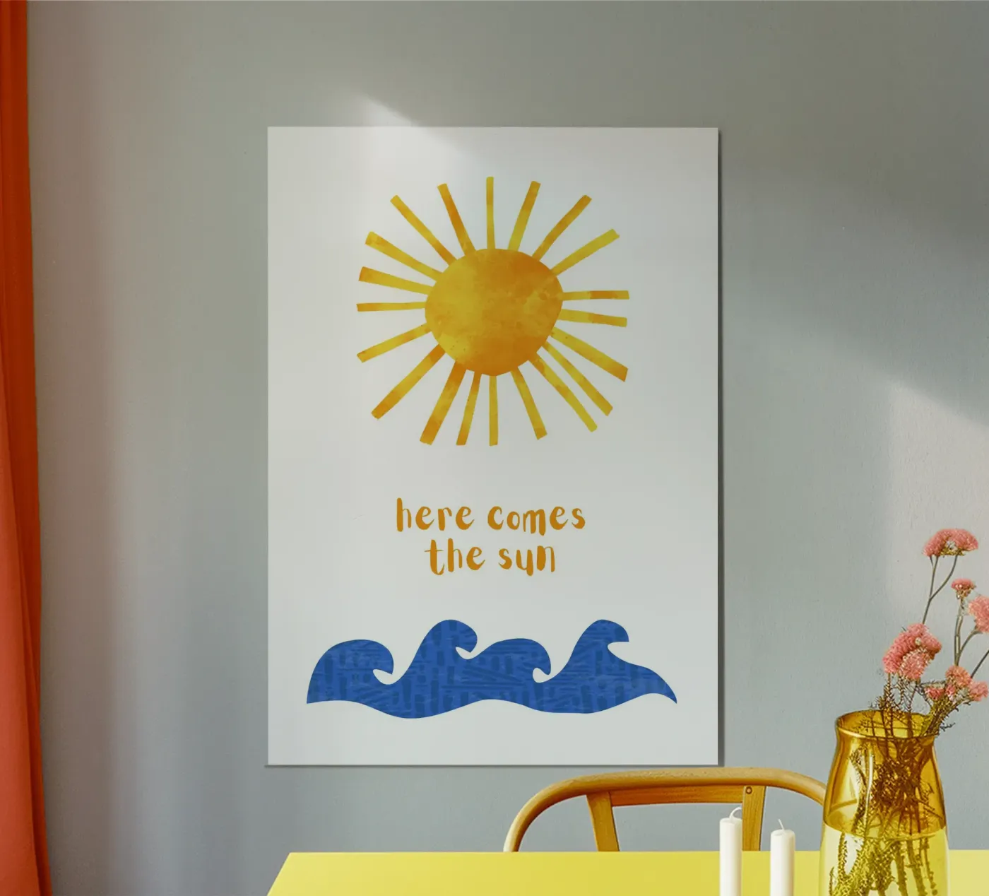 Here comes the sun poster da Funkydays