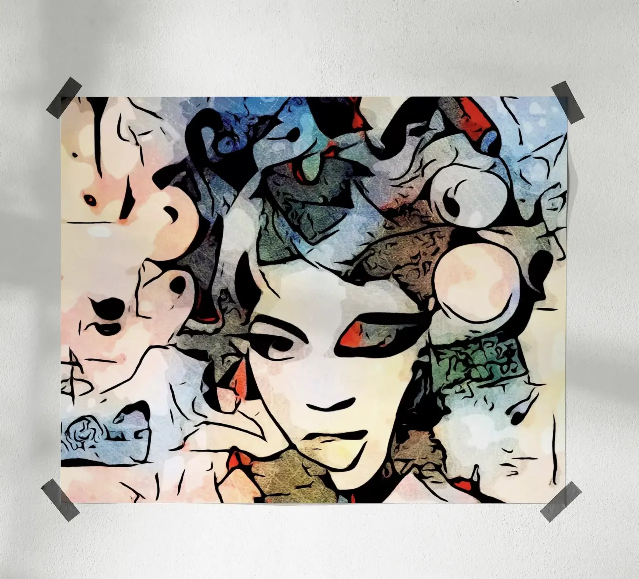Una chiamata poster con telaio in plastica da ZAMART