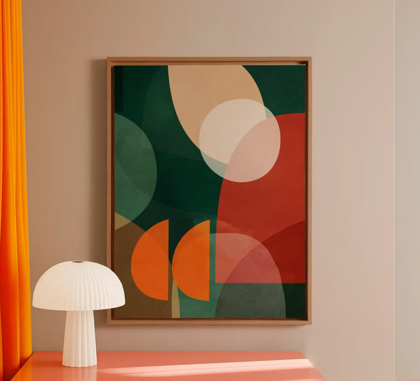 Emerald and Rust canvas by ThingDesign