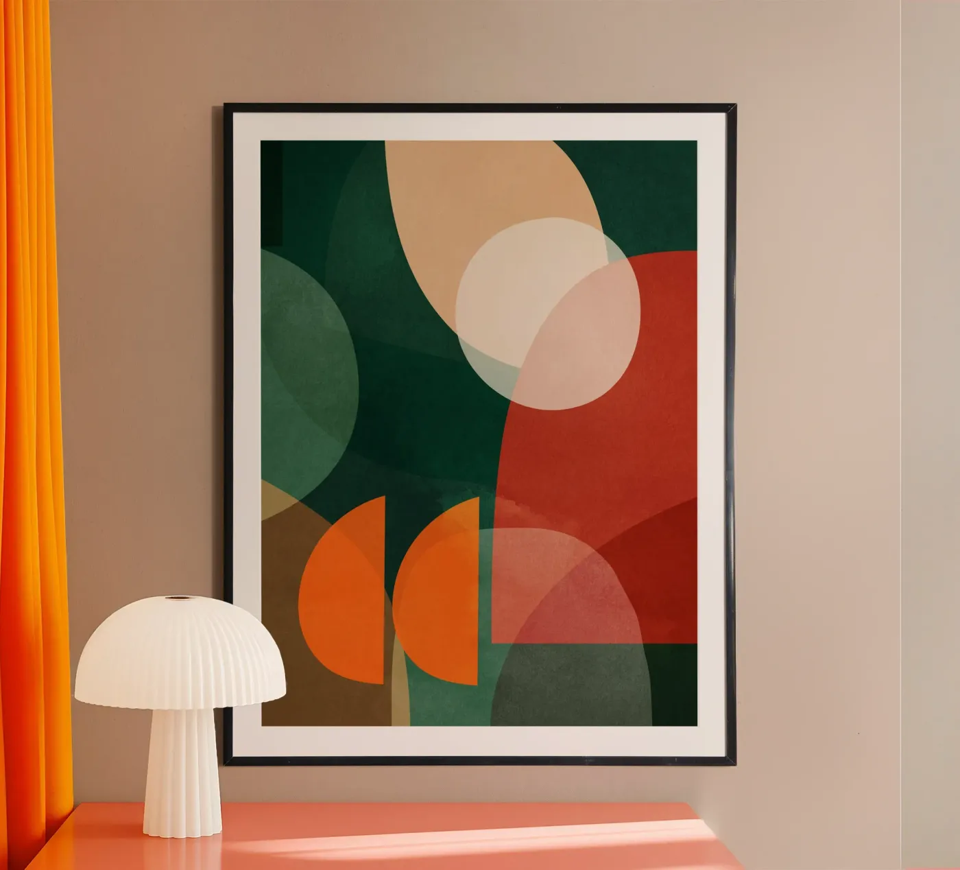Emerald and Rust poster by ThingDesign