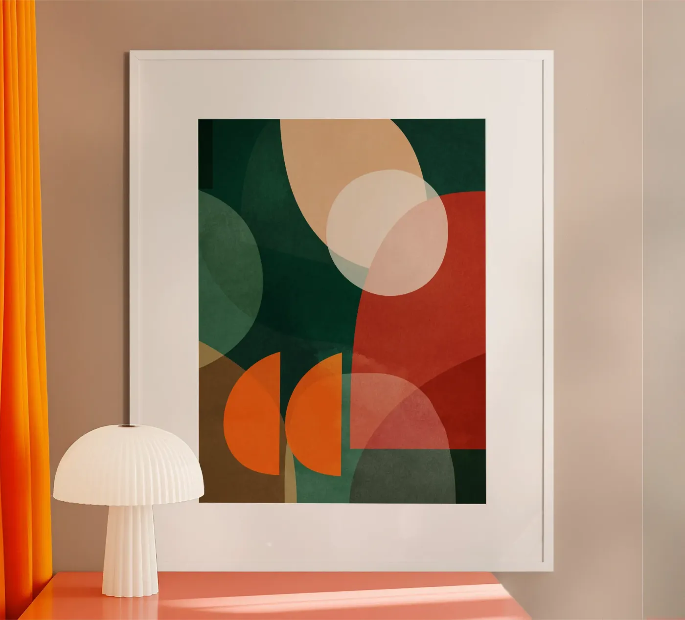 Emerald and Rust poster by ThingDesign
