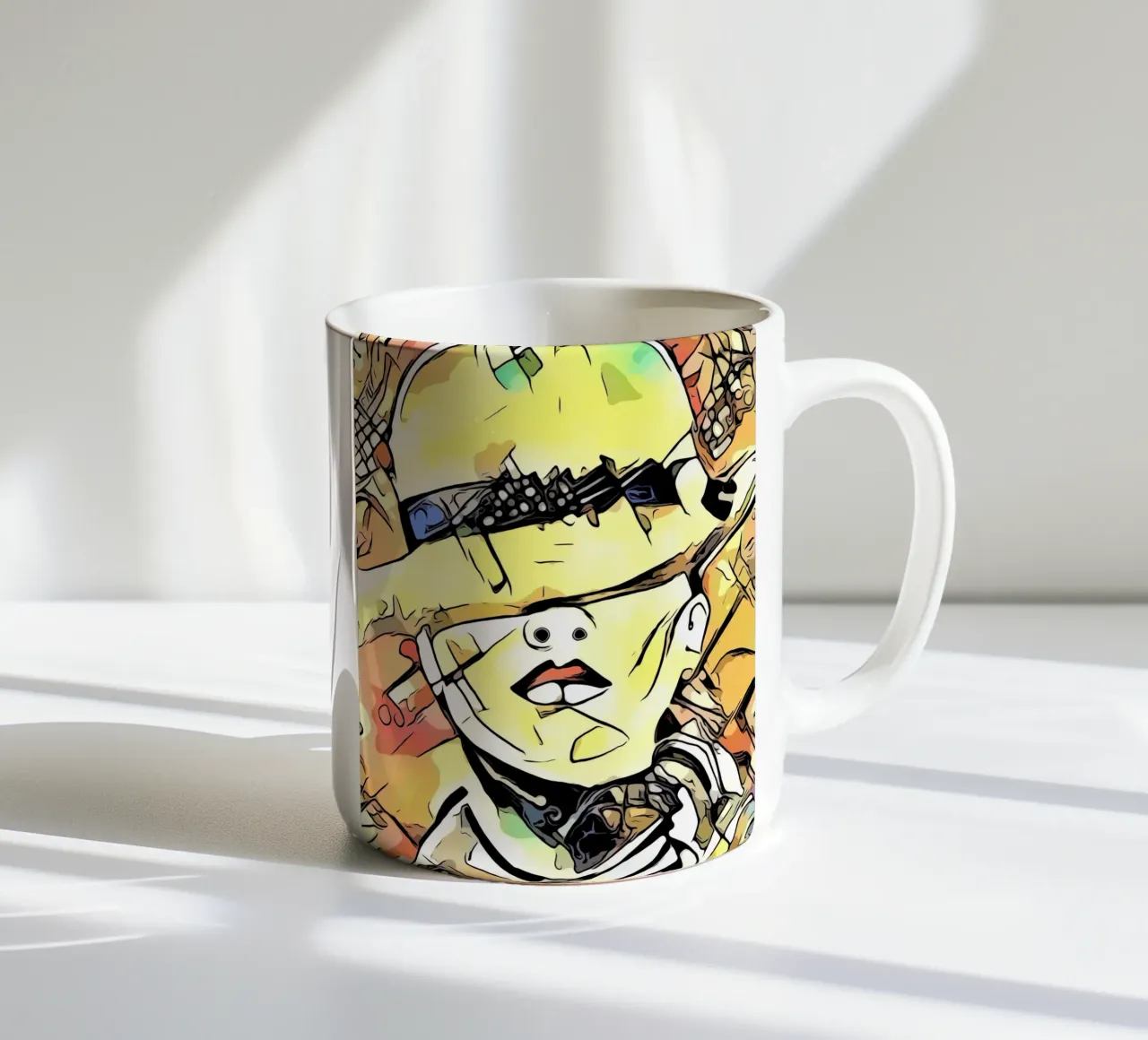 Donna con cappello, motivo 2 tazza in ceramica da ZAMART
