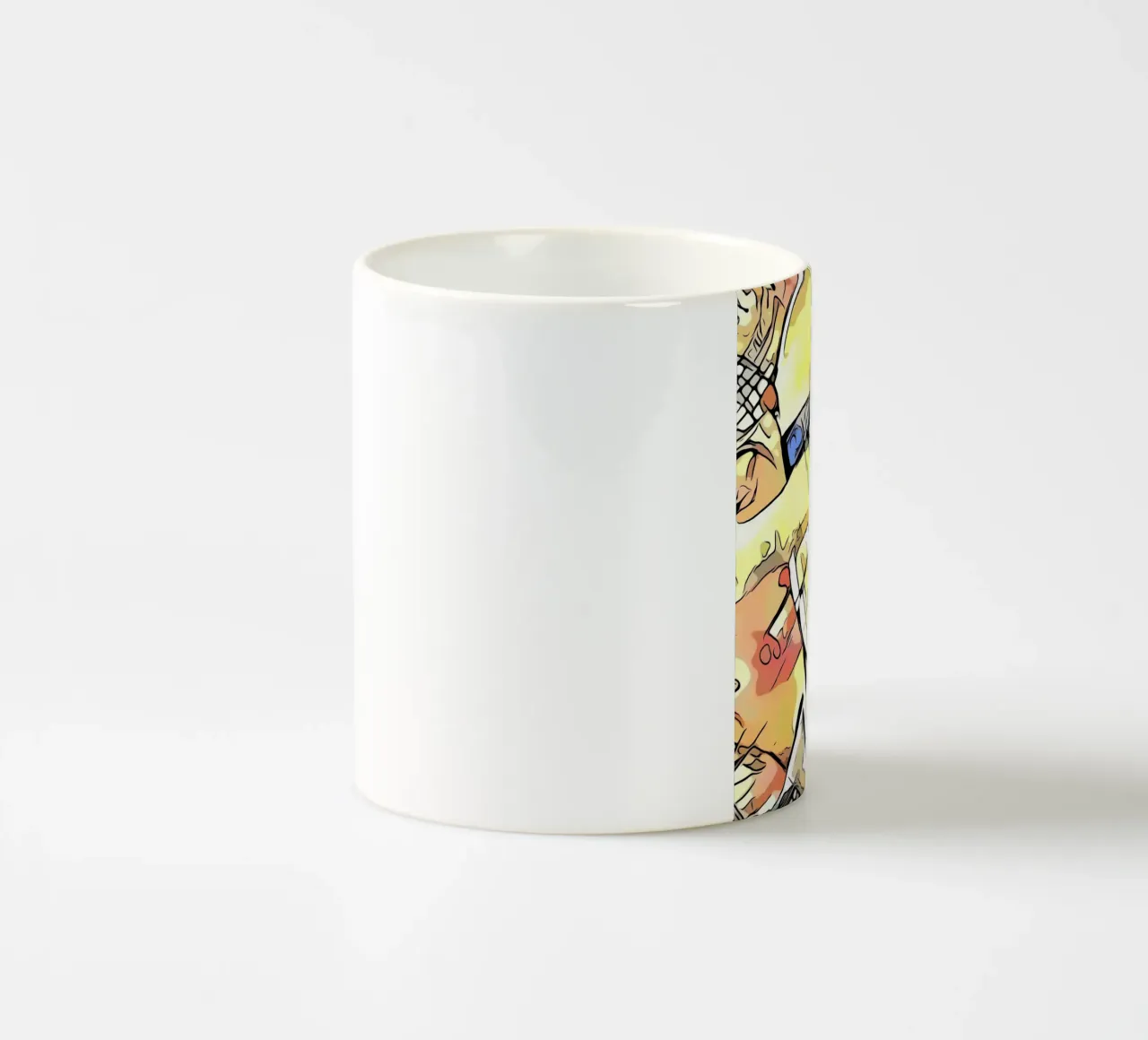Donna con cappello, motivo 2 tazza in ceramica da ZAMART