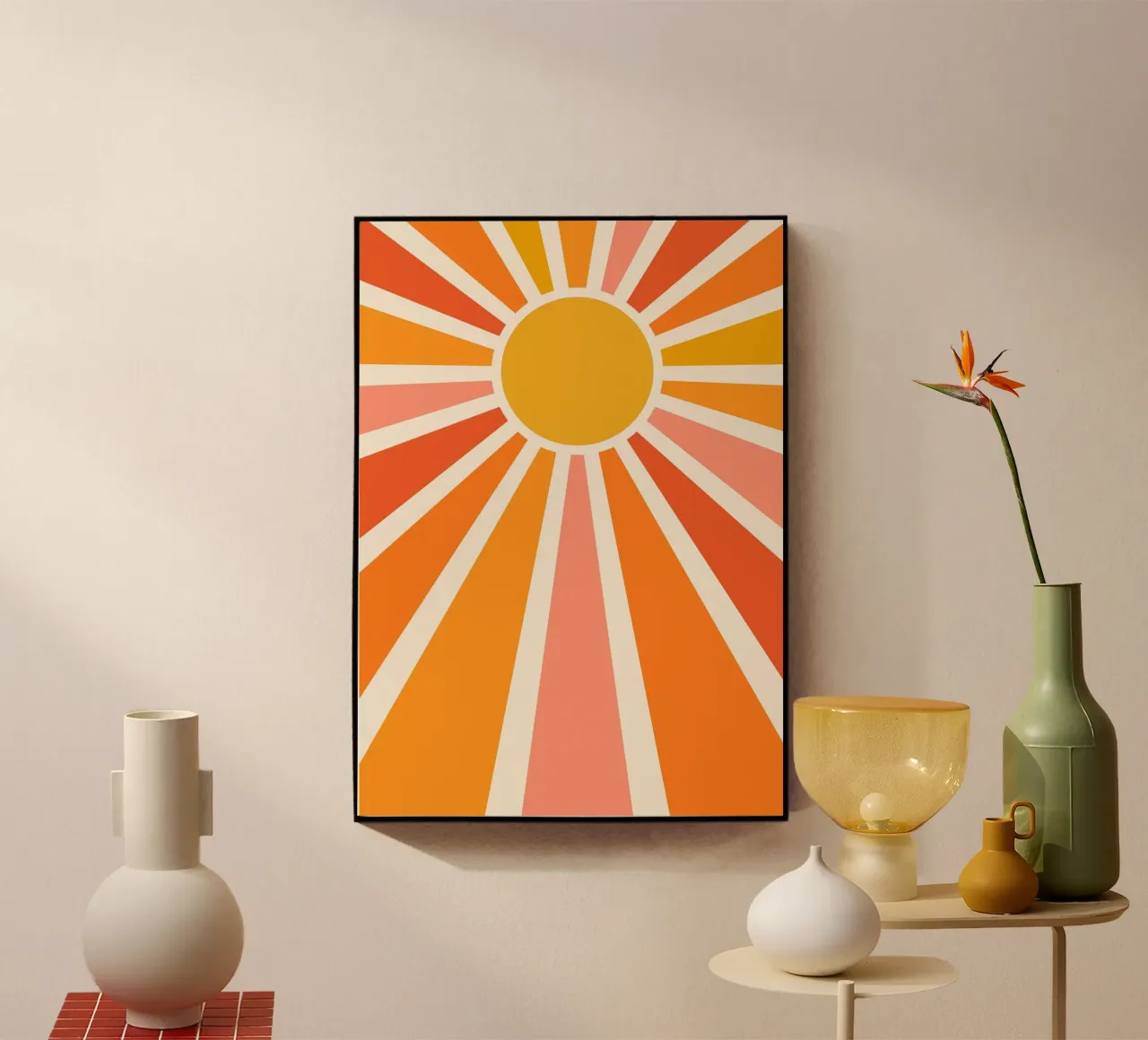 Warm sunshine plexiglass da Eclectic House