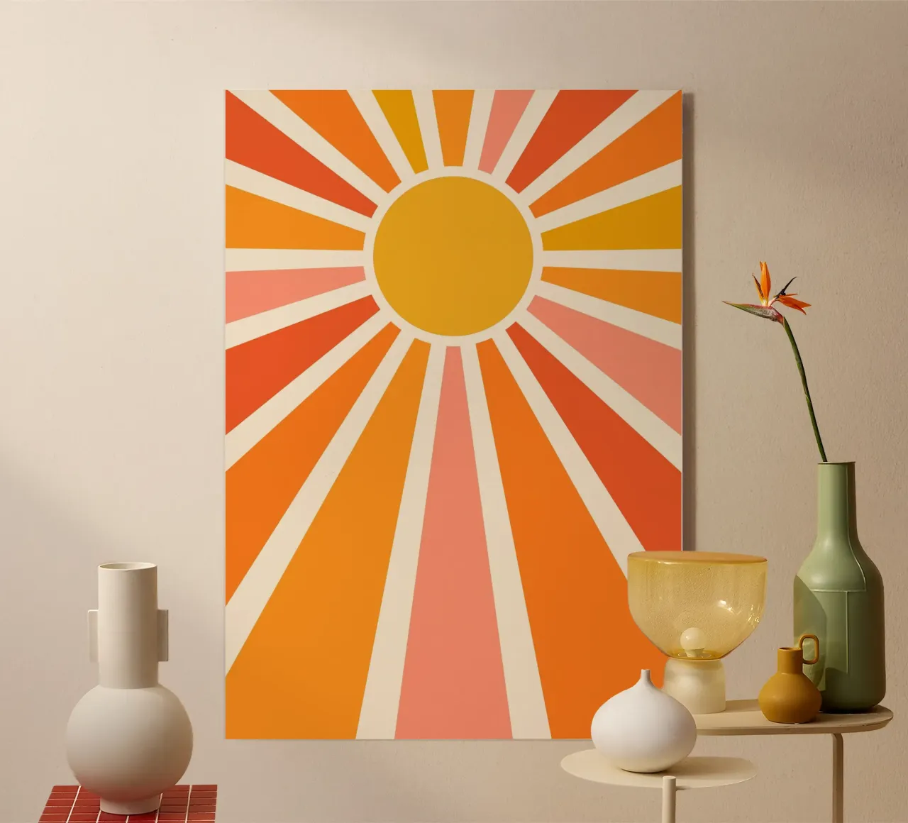 Warm sunshine plexiglass da Eclectic House