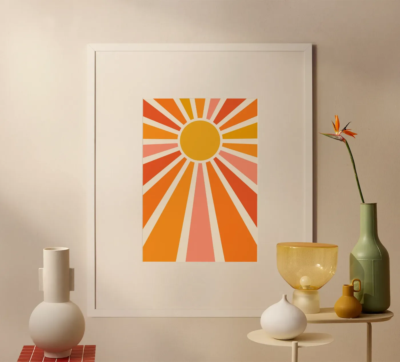 Warm sunshine poster da Eclectic House
