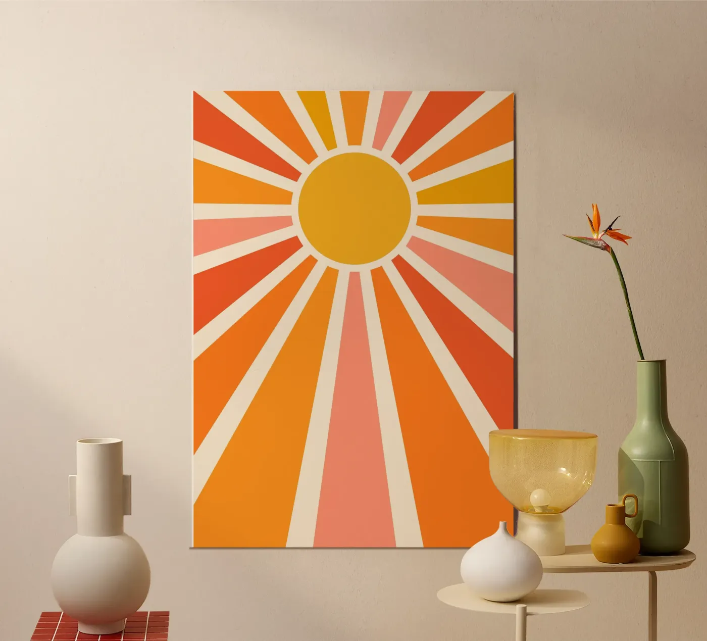 Warm sunshine poster da Eclectic House