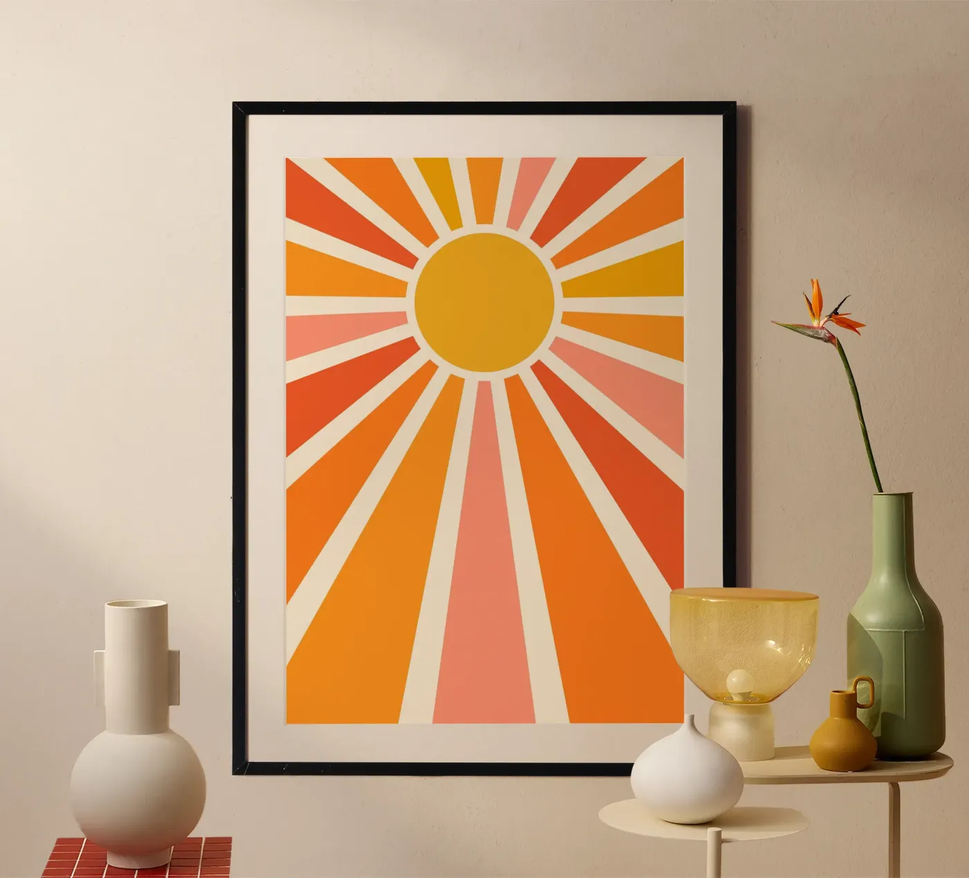 Warm sunshine poster da Eclectic House