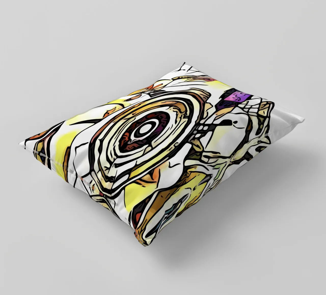 In search of motifs, motif 2 decorative cushion by ZAMART