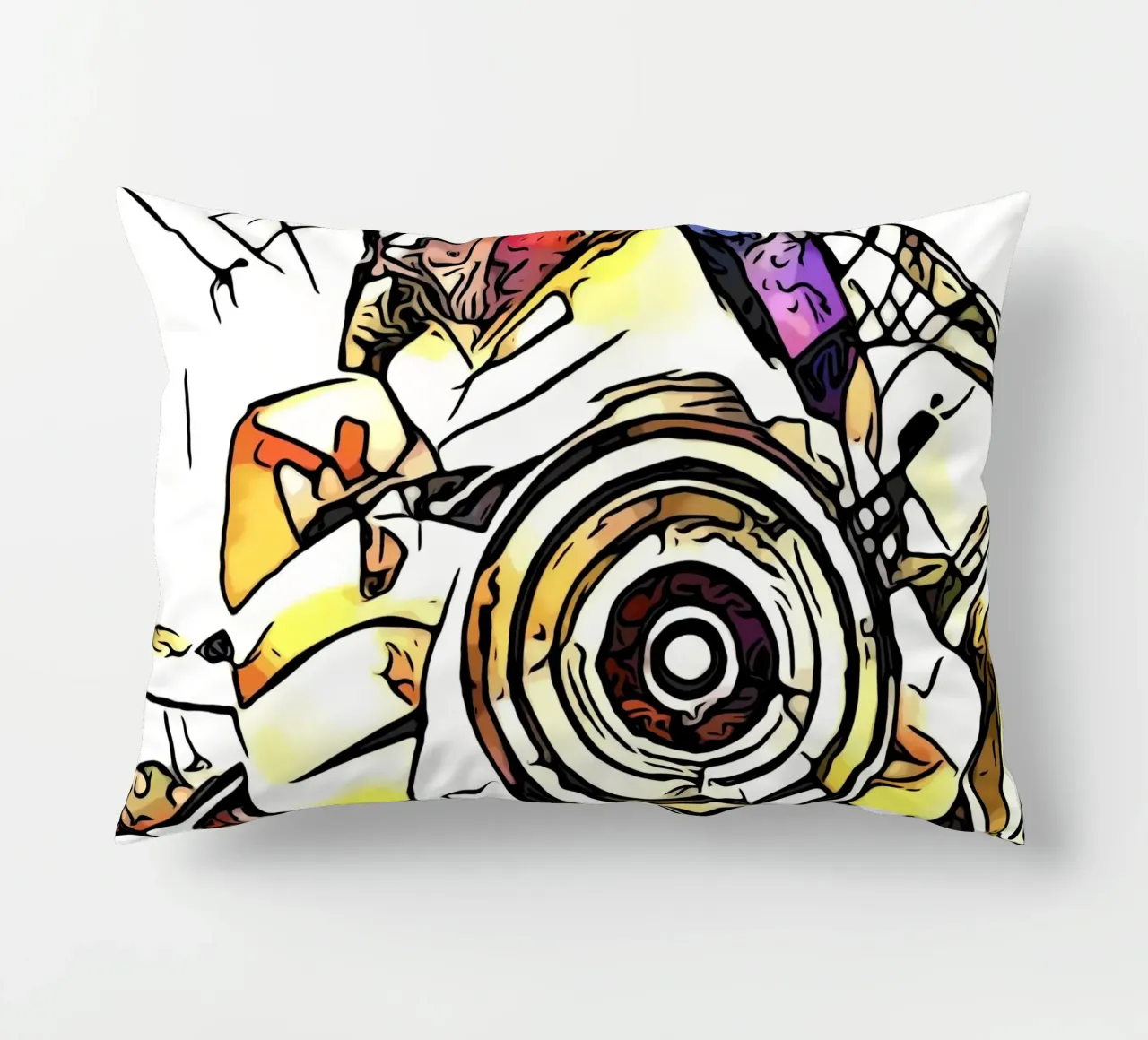In search of motifs, motif 2 decorative cushion by ZAMART