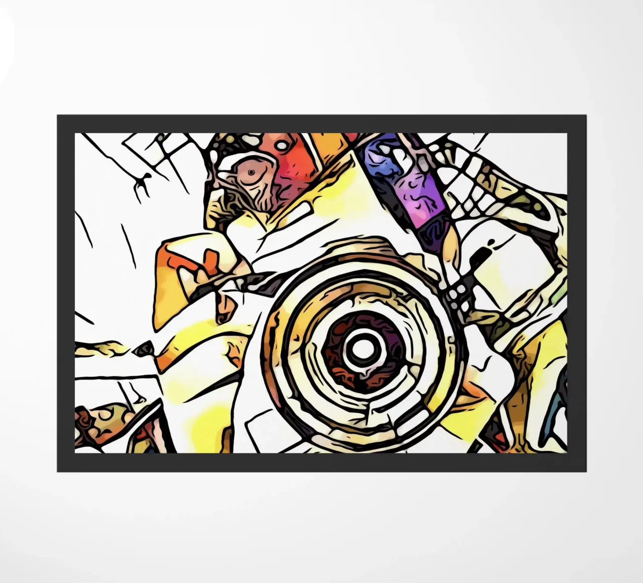In search of motifs, motif 2 doormat by ZAMART