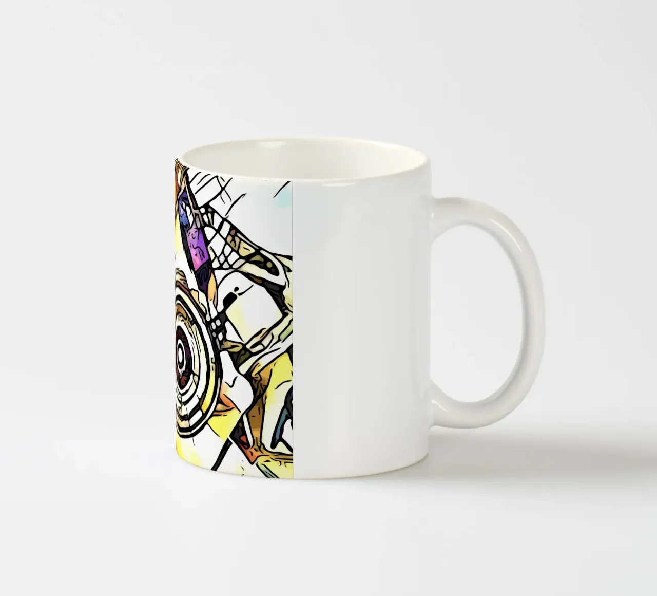 A la recherche d'un motif, motif 2 mug en céramique de ZAMART