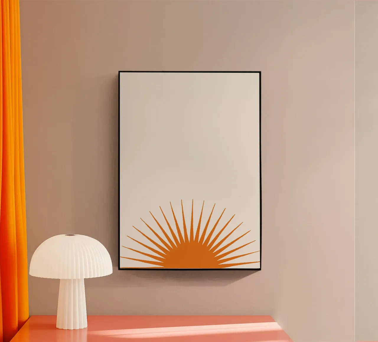 Sunburst plexiglass da Rose Beck Art